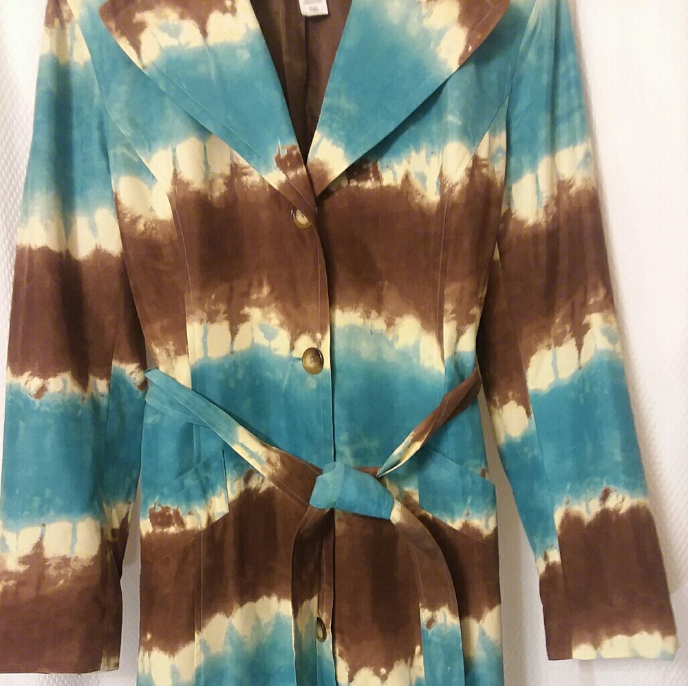 Statement Silk Trench Coat